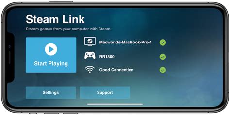 How do I set up Steam Link on my phone?