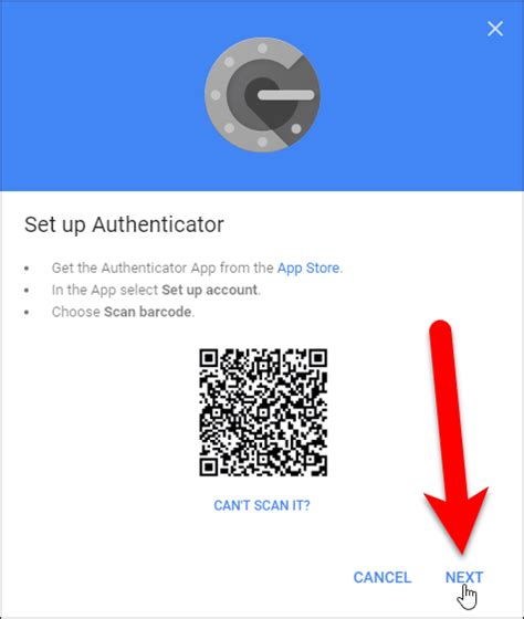 How do I set up an authentication app?
