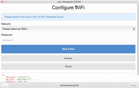 How do I set up captive portal Wi-Fi?