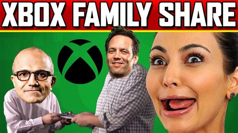 How do I set up family sharing on Xbox?