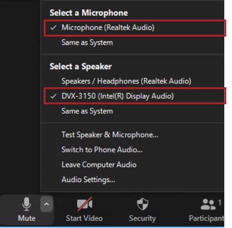 How do I set up microphone in Zoom meeting?