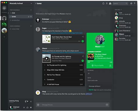 How do I share Spotify on discord?
