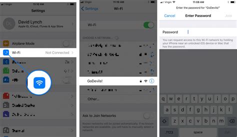 How do I share Wi-Fi from my iPhone?