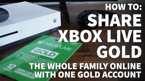 How do I share Xbox Live Gold with family members?