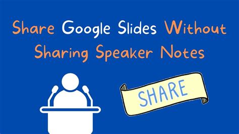 How do I share a Google Slide without editing?
