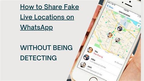 How do I share a fake location?