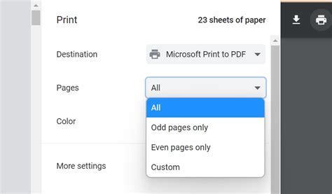 How do I share certain Pages of a PDF?