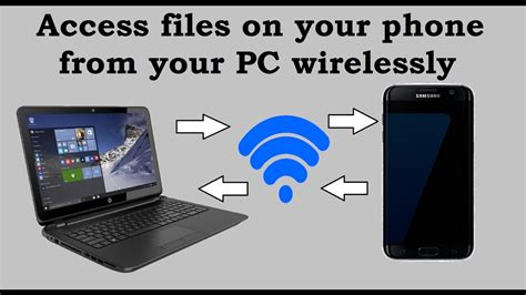 How do I share files from my phone to my computer wirelessly?