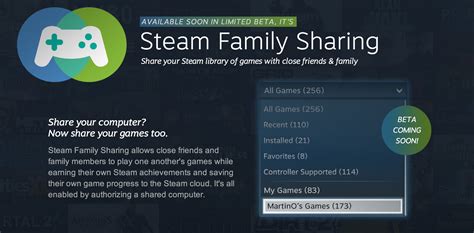 How do I share games on Family sharing Steam?