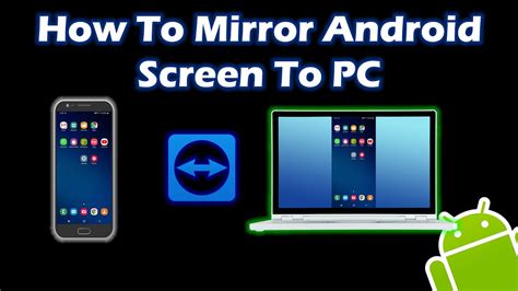 How do I share my Android screen with my PC?