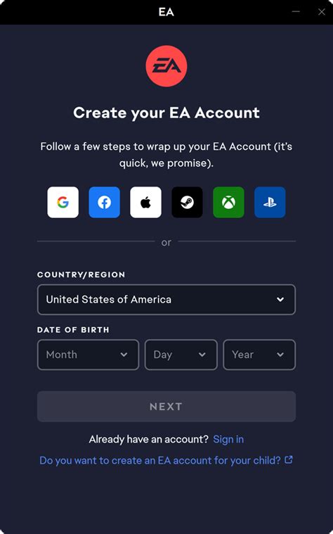 How do I share my EA account with family?