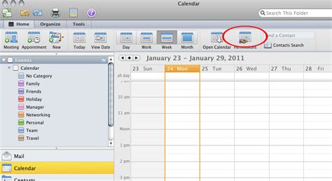 How do I share my Mac calendar with Windows?