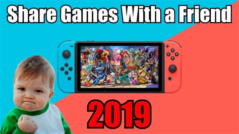 How do I share my digital Switch game with friends?