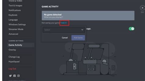 How do I share my screen on fullscreen games on Discord?