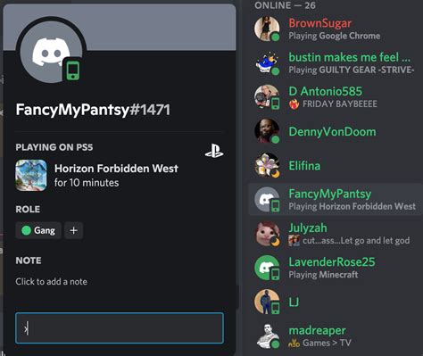 How do I show PS5 games on Discord?