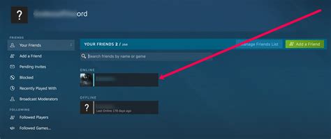 How do I show my friends online on Steam?