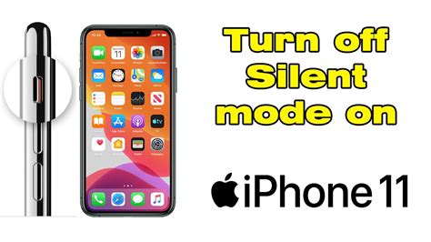 How do I silence my iPhone 11?