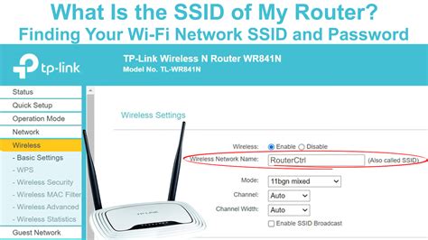 How do I specify the SSID?