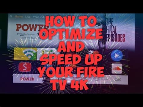 How do I speed up my Firestick 4K Max?