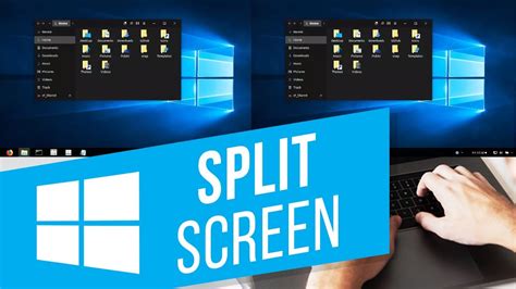 How do I split my desktop into two?