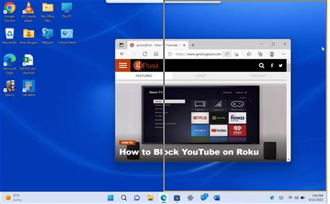 How do I split screen in Chrome Windows 11?