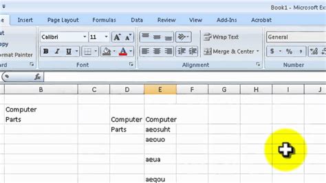 How do I stack text in an Excel cell?