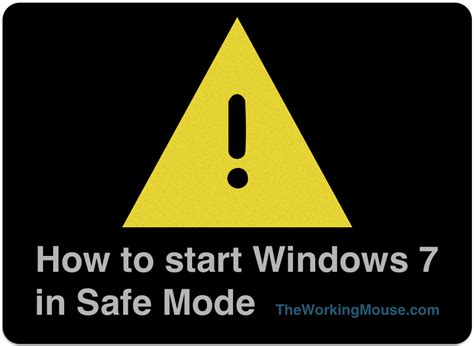 How do I start Windows 7 in Safe Mode?