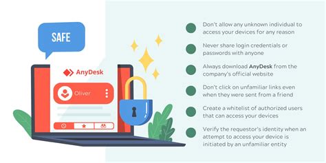 How do I stay safe with AnyDesk?