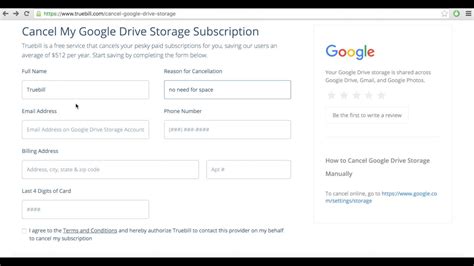 How do I stop Google storage charges?