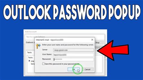 How do I stop Outlook from asking for Exchange password?