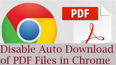 How do I stop PDF from downloading in Chrome?