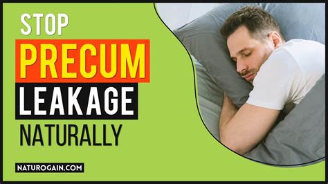 How do I stop Precum permanently?