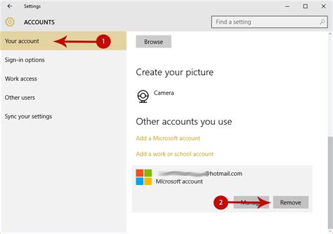 How do I stop a Microsoft account from being shared?