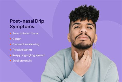 How do I stop a massive post nasal drip?