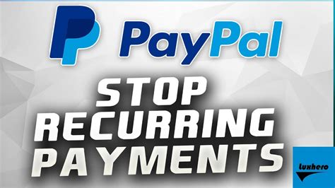 How do I stop a recurring payment?