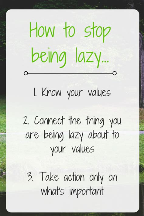 How do I stop being lazy and messy?