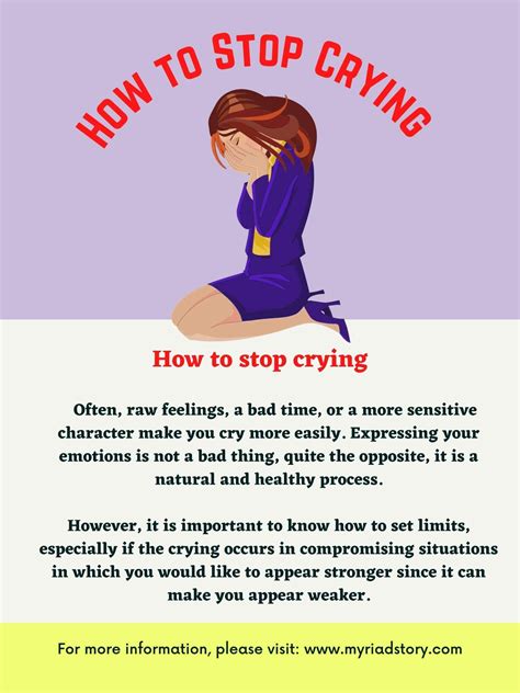 How do I stop crying in an interview?