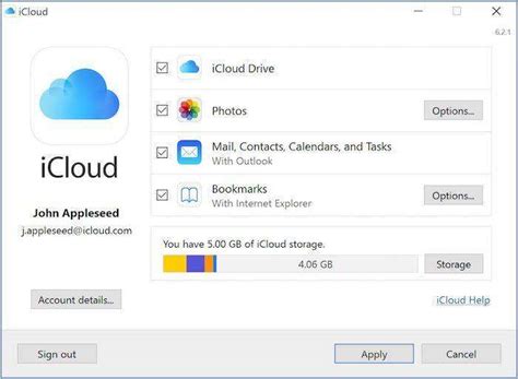 How do I stop iCloud from syncing with Windows?
