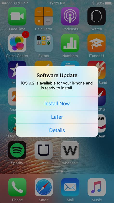 How do I stop iOS update prompt?