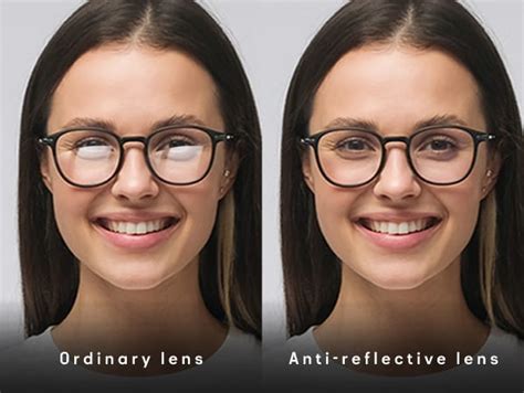 How do I stop my glasses from reflecting my eyes?