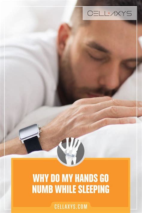 How do I stop my hands from going numb when I sleep?