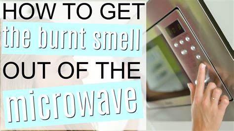 How do I stop my microwave from smelling?
