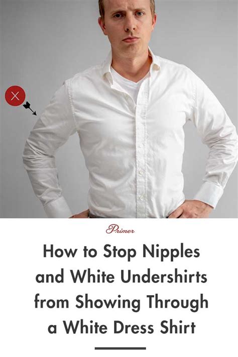 How do I stop my undershirt from showing?