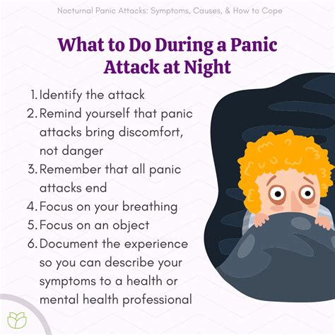 How do I stop panic attacks at night?