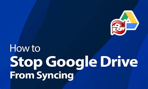 How do I stop photos from syncing to Google Drive?