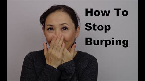 How do I stop silent burping?