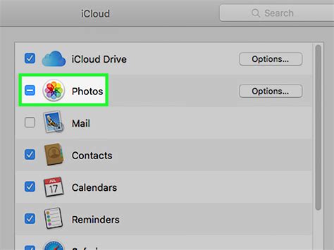 How do I store photos only in iCloud?