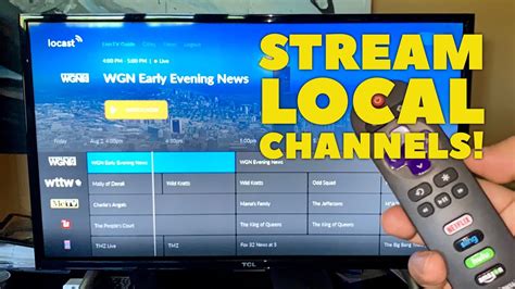 How do I stream local TV?