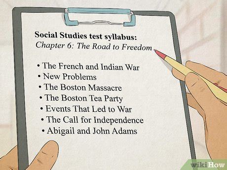 How do I study for a social studies test?
