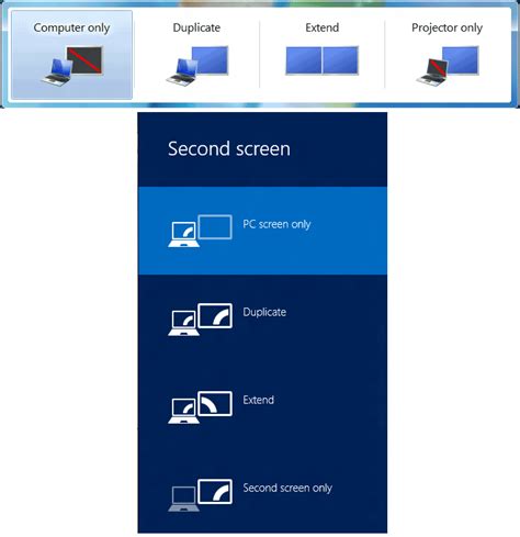 How do I switch between screens in Windows?
